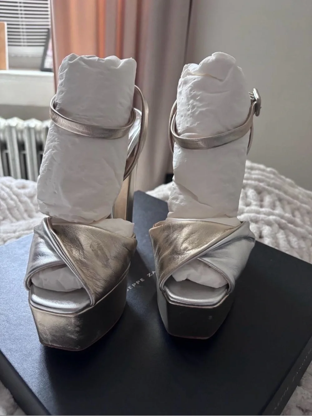 Giuseppe Zanotti Black Box with Silver Label